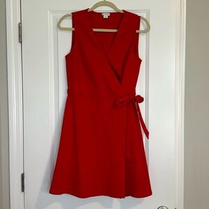 J. by J.Crew women’s size medium red sleeveless wrap dress